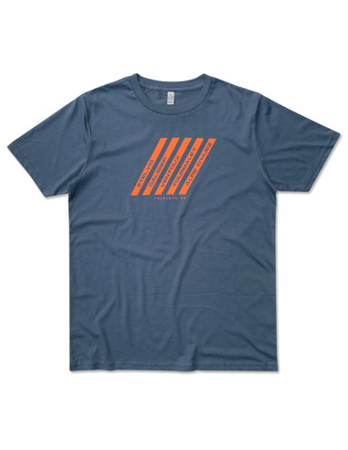 Five Stripe Climbs Organic Grey Tshirt