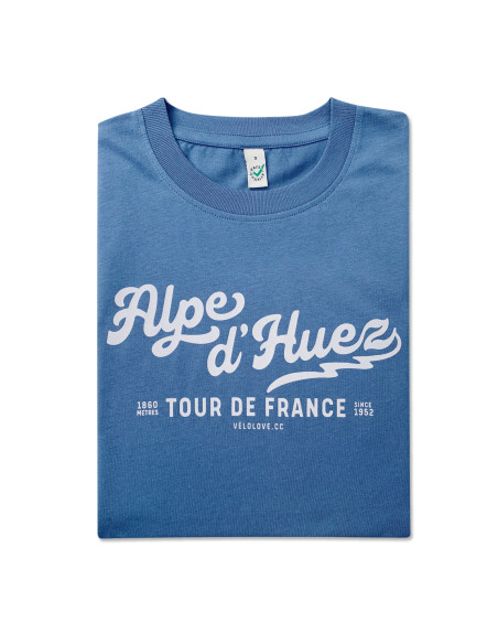 Alpe D'Huez Light Denim and Bone Organic Tshirt