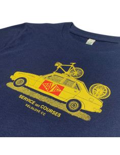 Mavic Peugeot 504 Service Des Courses Organic T-shirt 2