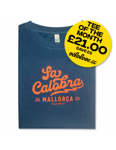 Sa Calobra Offer Denim Blue Organic Tshirt