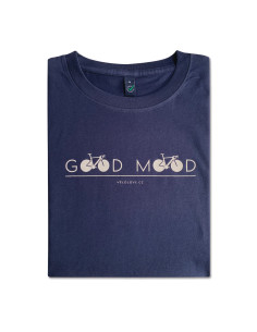 Good Mood X Cycling Organic Navy Tshirt