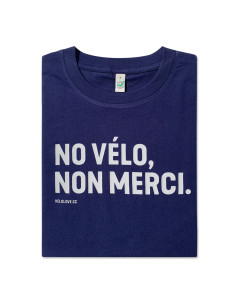 No Vélo Non Merci Organic Navy Tshirt