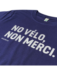 No Vélo Non Merci Organic Navy Tshirt 2