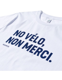 No Vélo Non Merci Organic White Tshirt 2