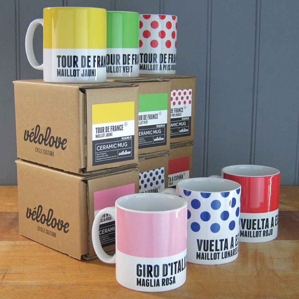 Vélolove Colours of Cycling Mugs