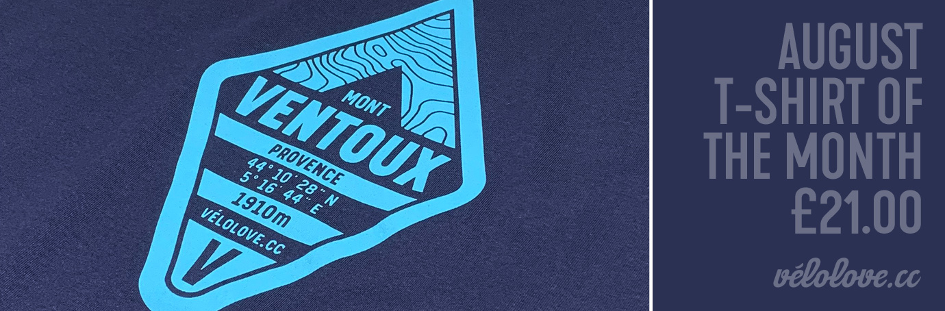 V&eacute;lolove August tee of the month