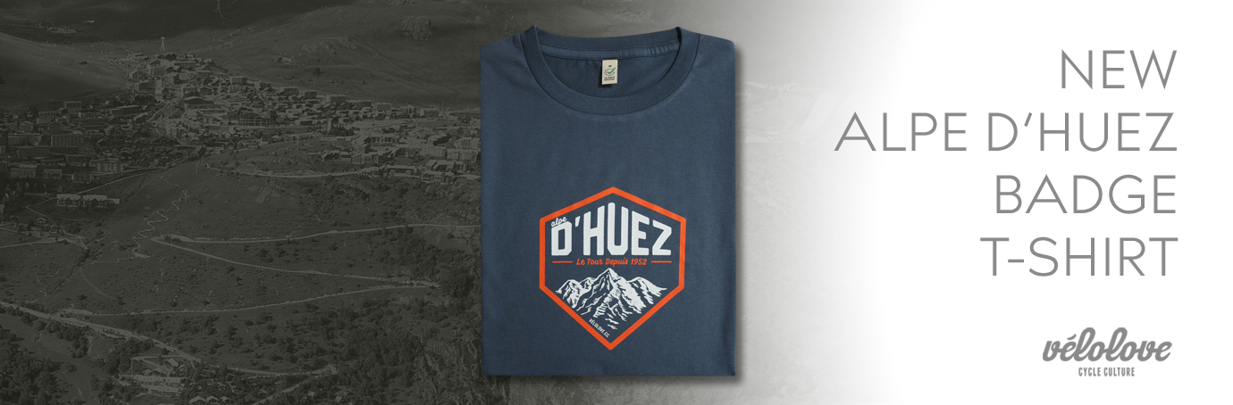 Vélolove Alpe D'Huez Badge T-Shirt