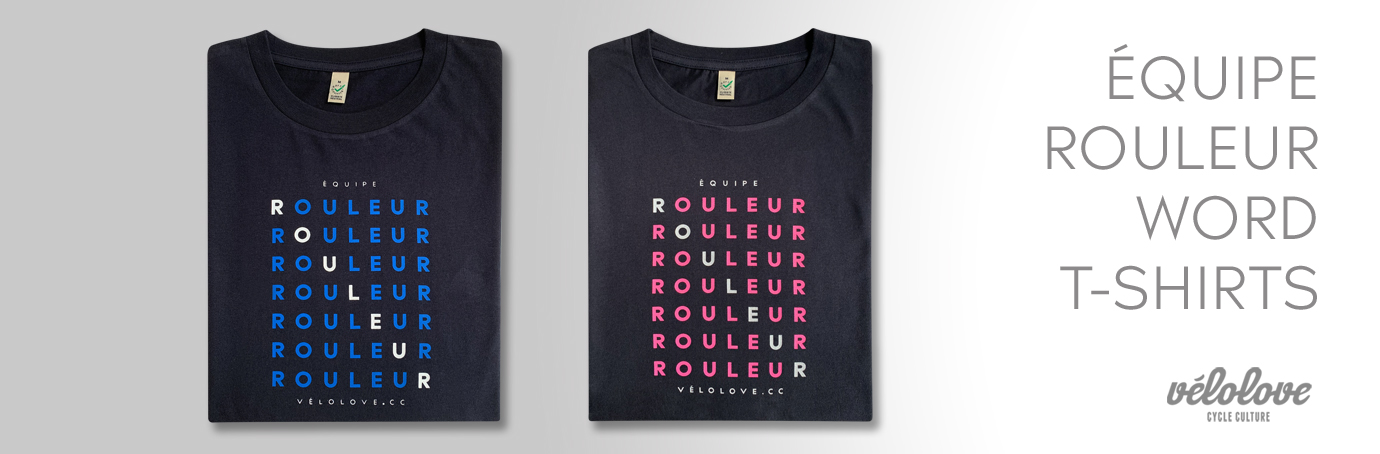 Velolove Équipe Rouleur Word T-shirts