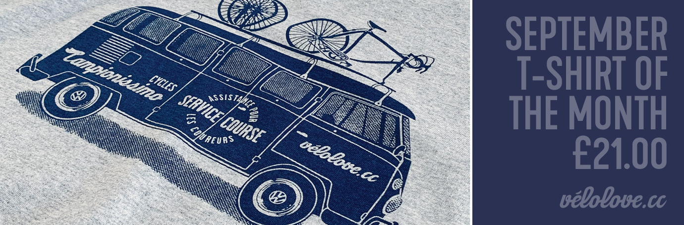 V&eacute;lolove VW Combi Van September Tee of the month